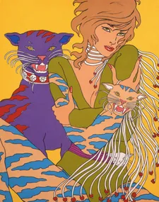 Patti D'Arbanville by Antonio Lopez: "He is an illustrator working at a time when illustration is completely on the wane and photography is superseding it."